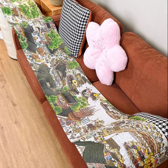 Cute hamster Along the River During the Qingming Festival 1000 Piece Puzzle - Picture 5 of 5